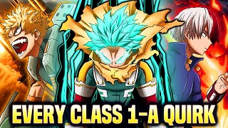 EVERY Class 1-A Quirk & Awakening In My Hero Academia Explained