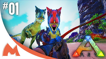 Modded ARK: Dino Overhaul X - SEASON 2 START! ALLOSAURUS ATTACK! Mortem Tupiu Map! (E01)