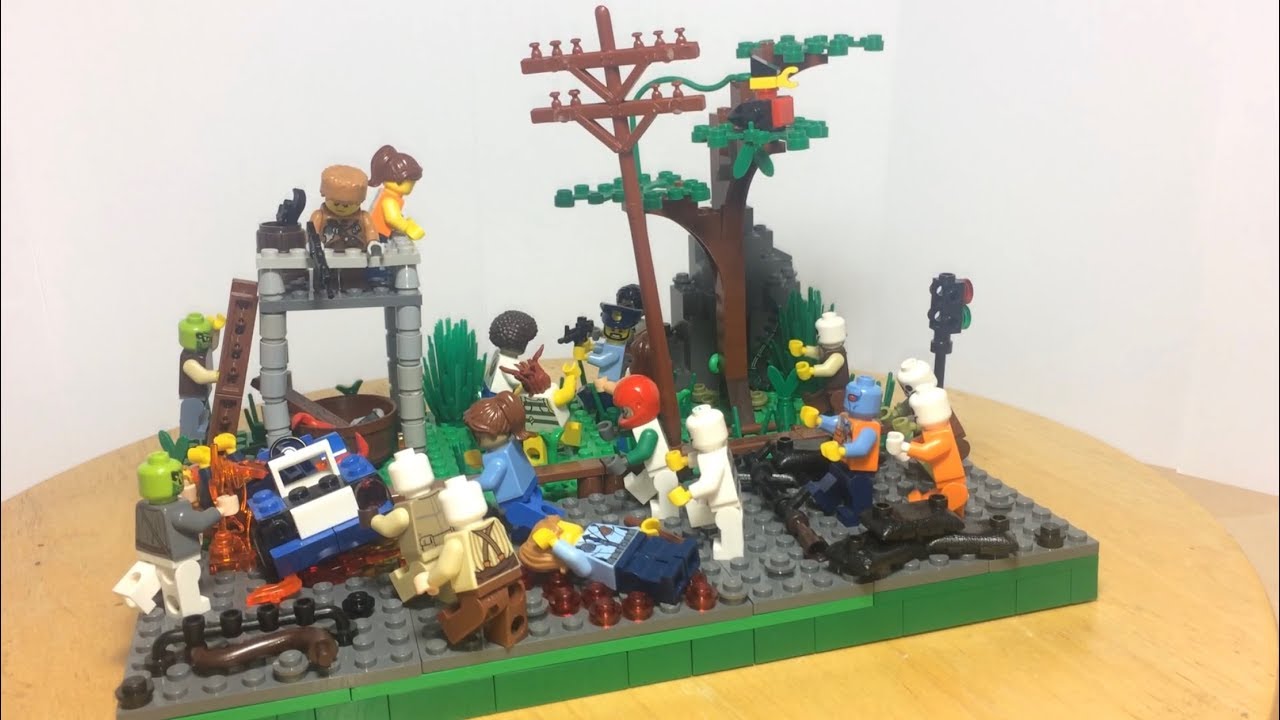 Картинки лего самоделок на тему зомби апокалипсис