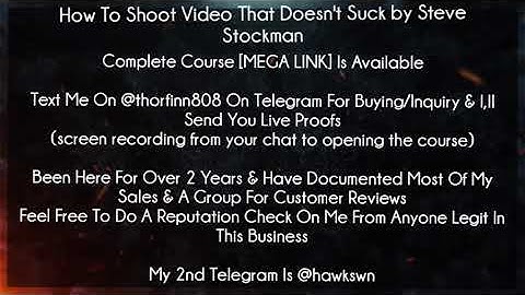 How To Shoot Video That Doesn