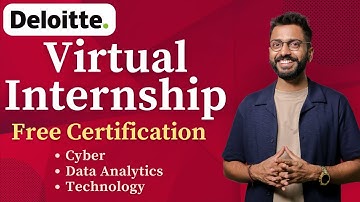 Deloitte Virtual Internship 2025 | Free Certificate | Apply Now