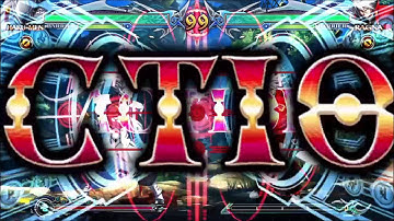 BLAZBLUE CHRONOPHANTASMA EXTEND_NO vs HK, HK vs RA Hell Mode