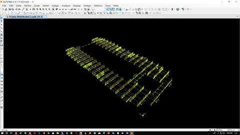 Design sap2000 v16 Steel Structure Building 11