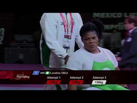 Loveline Obiji | Silver | Women's Over 86kg | Mexico City 2017 World Para Powerlifting Championships