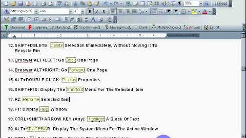 Moodle GIFT Template Blank Word Questions Don