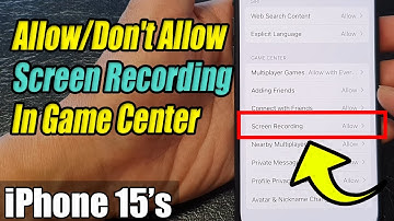 iPhone 15/15 Pro Max: How to Allow/Don