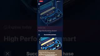 How To Redeem FREE Bluetooth EarPhones With Sweatcoin!! #shorts screenshot 4