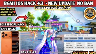 BGMI 4.3 iOS Hack Latest 2026 | Safe For Main Id|DIRECT INSTALL SKIN HACK BGMI WINIOS HACK 4.3 ZERO screenshot 4