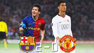 Messi vs Ronaldo: The First Showdown- 2009 UCL Final |  Arabic Commentary football highlights