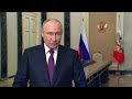 Putin delivers video address before state visit to China
