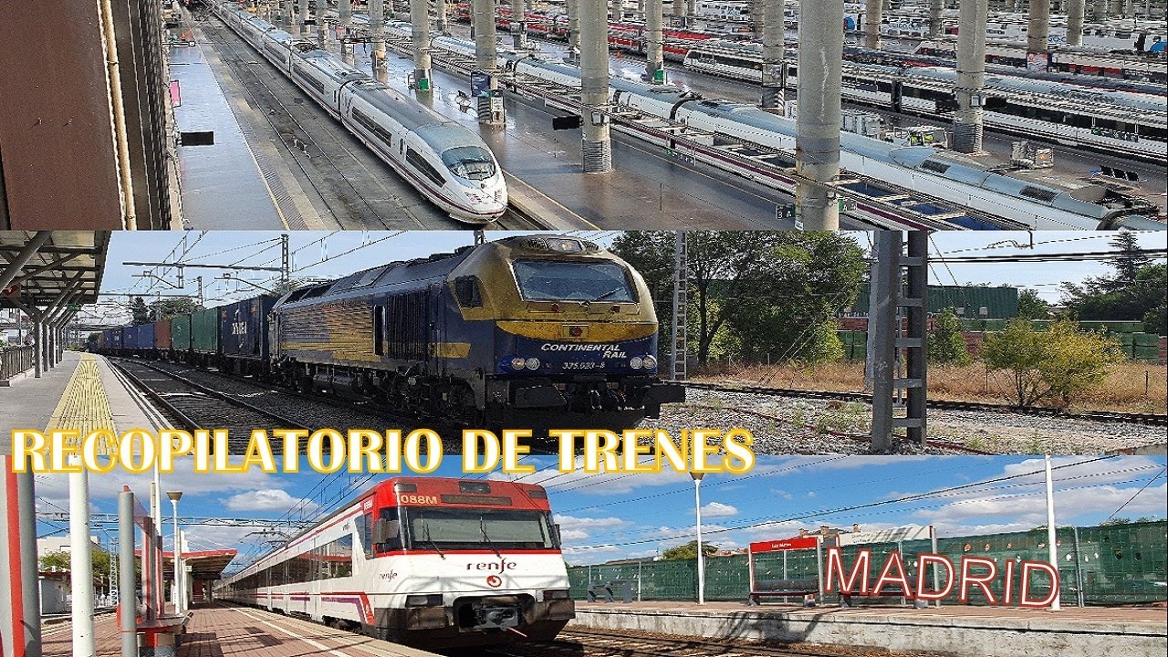 [Especial FIN DE AÑO] Recopilatorio de Trenes por MADRID
