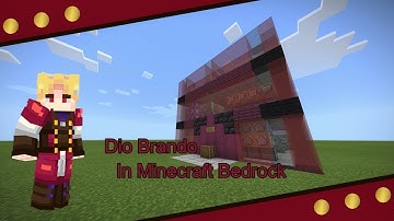 Minecraft Bedrock Command Block Showcase: Dio Brando