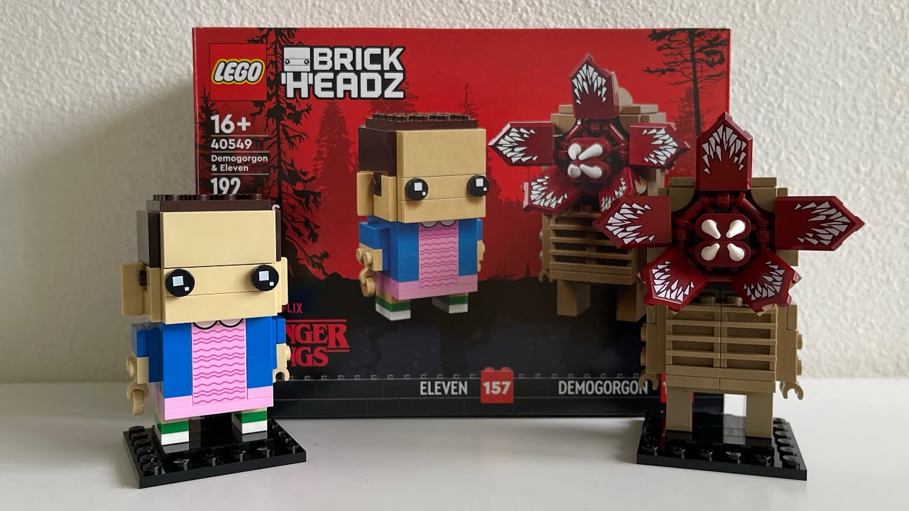 Building Lego Brickheadz 40549 Demogorgon & Eleven | Stranger Things | ASMR | Unboxing