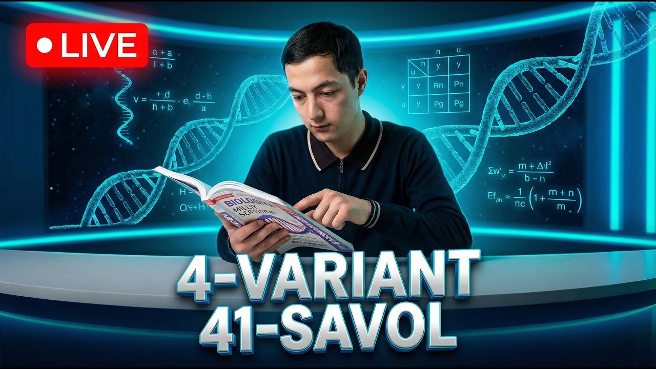 MILLIY SERTIFIKAT | 4-variant 41-savol tahlili | Genetika: Komplimentarlik, Jins va Pleyatropiya