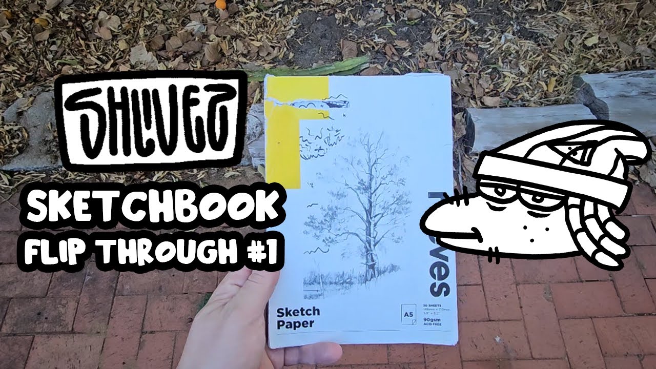A Relaxing Flip Through My Sketchbook #1 - SHLIVES - YouTube