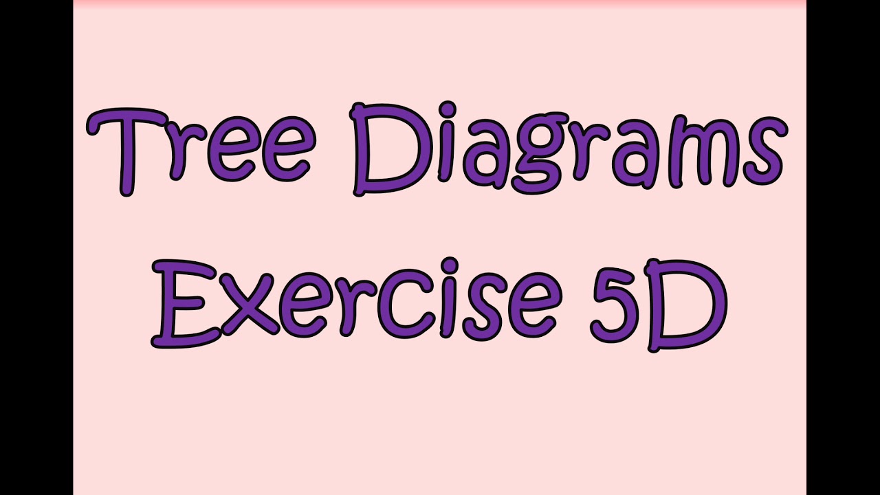 AS Maths - Statistics - Tree Diagrams - YouTube