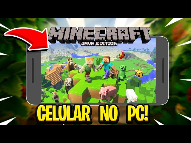 🤯 DESCOBRI COMO JOGAR MINECRAFT JAVA NO CELULAR 