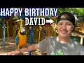 Vicious BITE on his BIRTHDAY!  David's 13th Birthday Vlog!