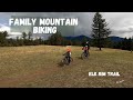 Family Mountain Biking | 3, 5 + 7 Years Old | Elk Rim Trail