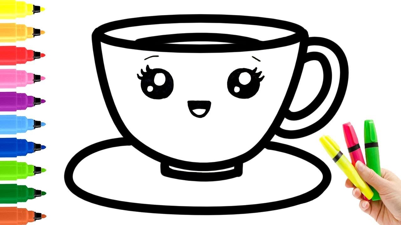Stakan Rasm Bolalar uchun stakan rasm chizish/Ноw to draw a cup for children - YouTube