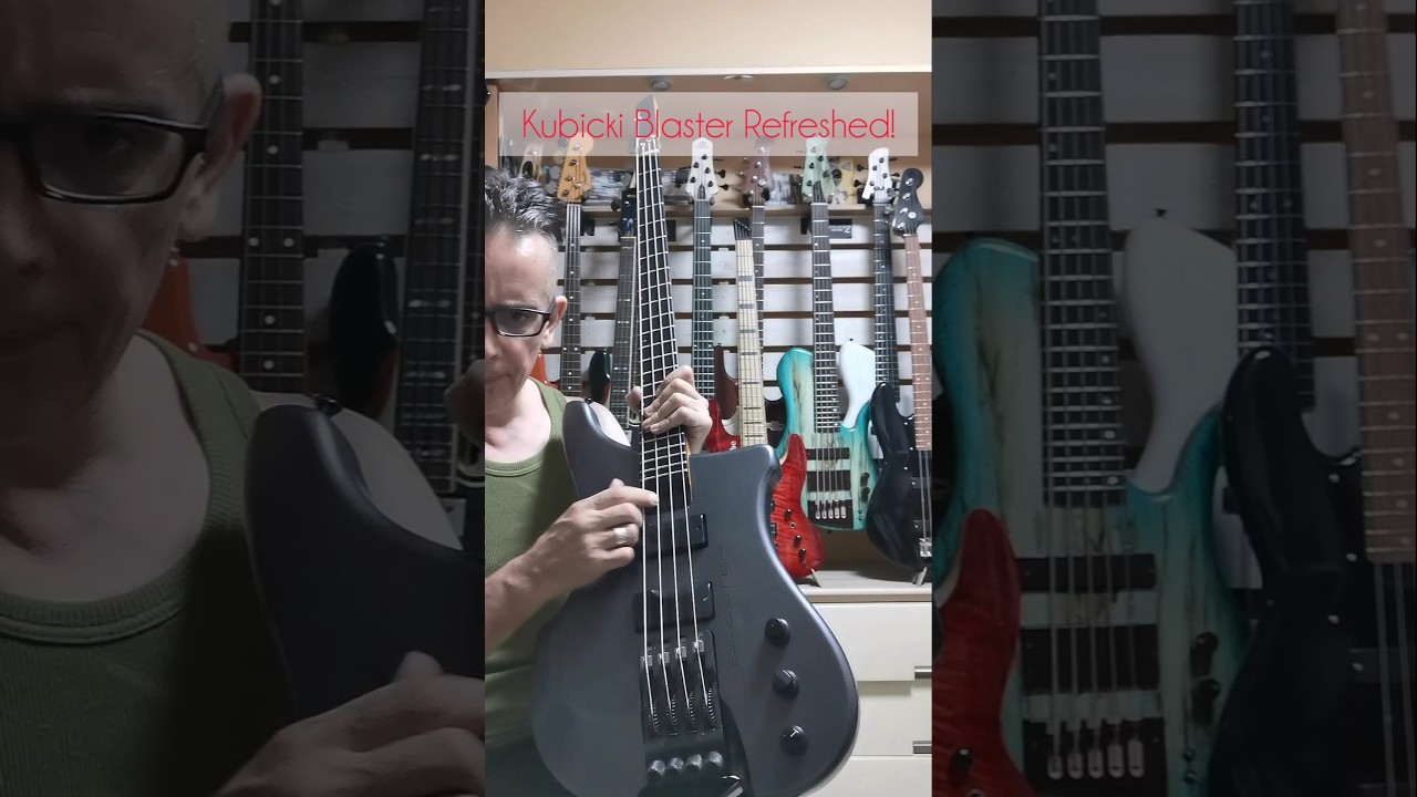 WORK LOG: Kubicki Blaster Refreshed #bass #kubicki #factor