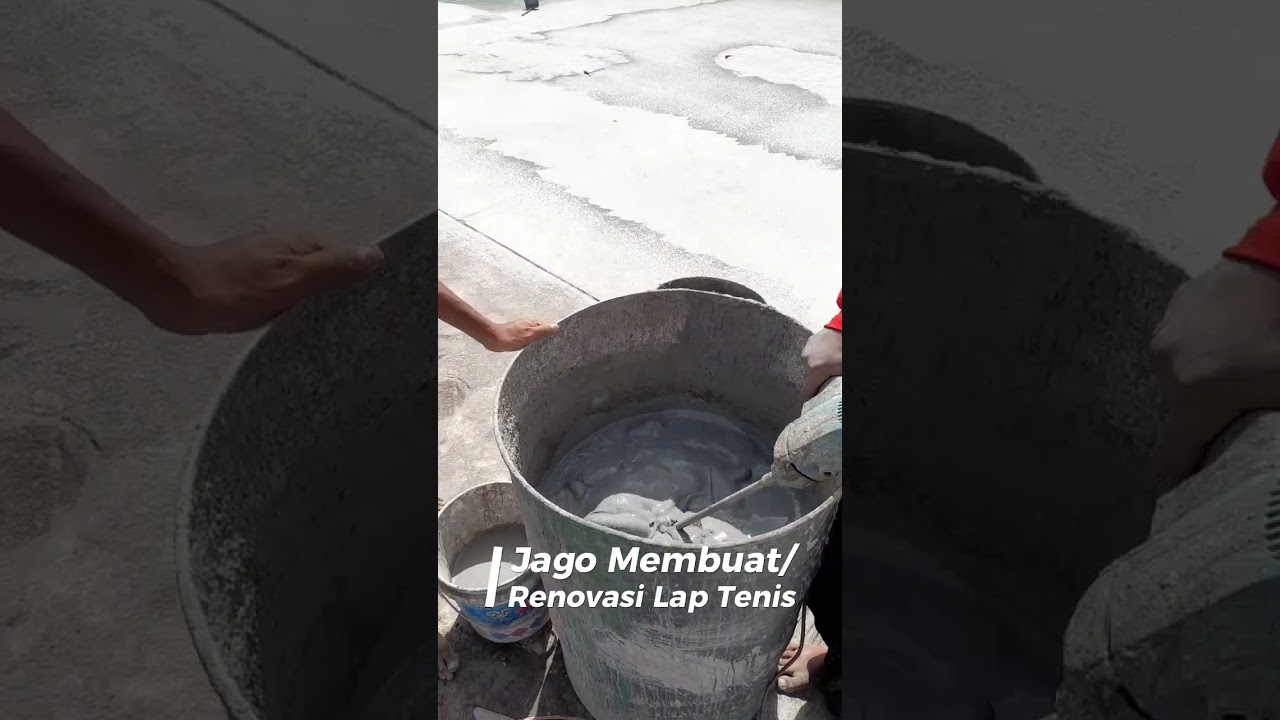 Orang Tulungagung Jagonya membuat/ Renovasi Lapangan Tenis 