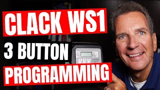 How to SET TIME and PROGRAM CLACK WS1 3 button Valve