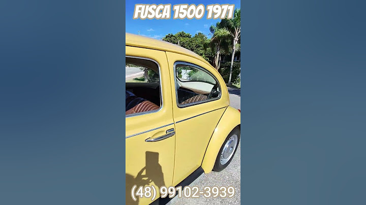 Volkswagen Fusca 1500 1971