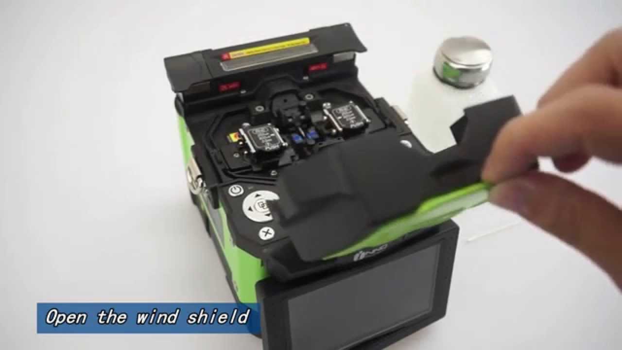 IFS-15H Fusion Splicer Cleaning the V-grooves - FiberOptic Resale