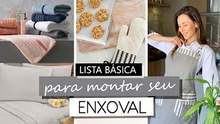 LISTA BÁSICA PARA MONTAR SEU ENXOVAL DE CASAMENTO