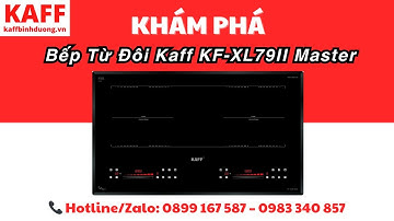 [kaffbinhduong.vn] - Bếp Từ Đôi Kaff KF-XL79II Master - Made In Malaysia - Mặt Kính Schott Ceran Đức