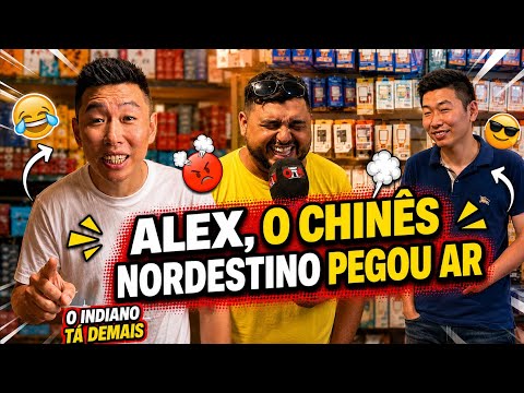 ALEX O CHINÊS PEGOU AR 😂😂😂 COM O INDIANO TENTE NÃO RIR! MUITA RESENHA ESSA DUPLA KKK