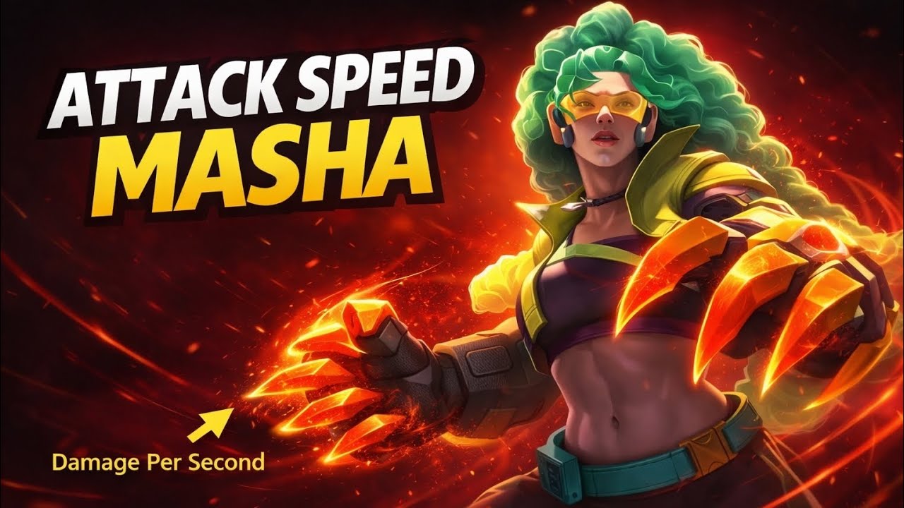 Лучший билд для Маши в 2026 году | Руководство по прокачке скорости атаки и опыта на линии в один...