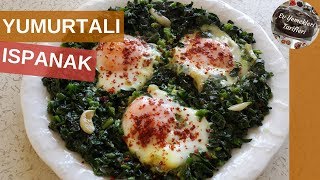 Yumurtalı Ispanak Kavurması Tarifi - Ev Yemekleri Tarifleri