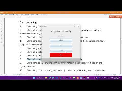 Đồ án Slang Word | Lập trình ứng dụng Java | FIT HCMUS