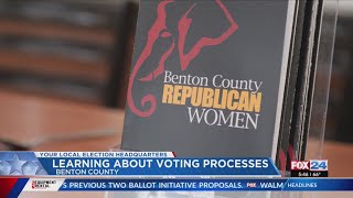 Republican Women of Benton County learn more about the county's voting processes