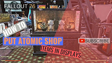 Fallout 76: merging atomic shop items into a display case