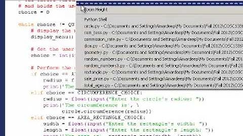 COSC 1336 Fundamentals of Programming M6 Built in Functions