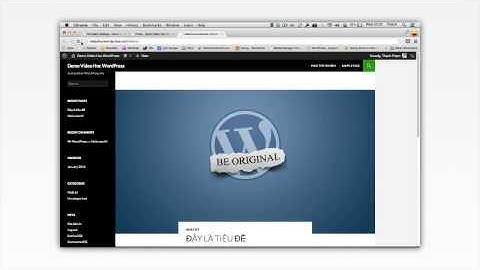 bài 12  Hướng dẫn Sticky Post