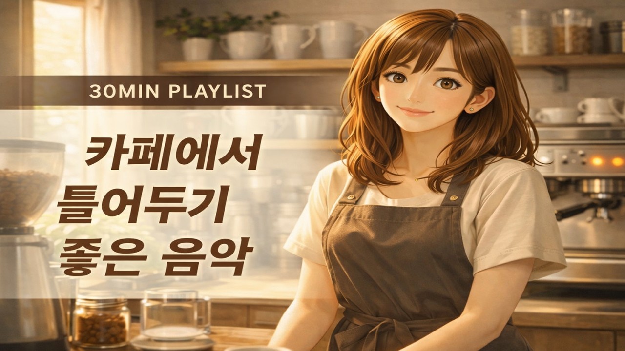 카페에서 틀어두기 좋은 30분 플레이리스트 | 커피 옆에 두기 좋은 음악