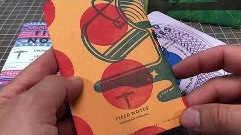 Field Notes United States of Letterpress Review (Fall 2020 Limited Edition)