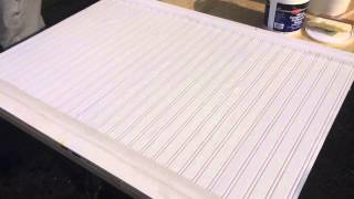 Wall Panel Wallpaper - Beadboard Look