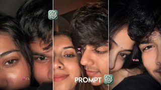 Instagram Trending Couple Eye AI Photo Editing Prompt | Couple AI Photo Editing | In ChatGPT screenshot 4