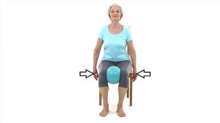 Falls Prevention: Leg Squeeze Sitting