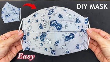 New Style 3D Mask! Diy Breathable Face Mask Easy Pattern Sewing Tutorial | DIY Beautiful Mask Ideas