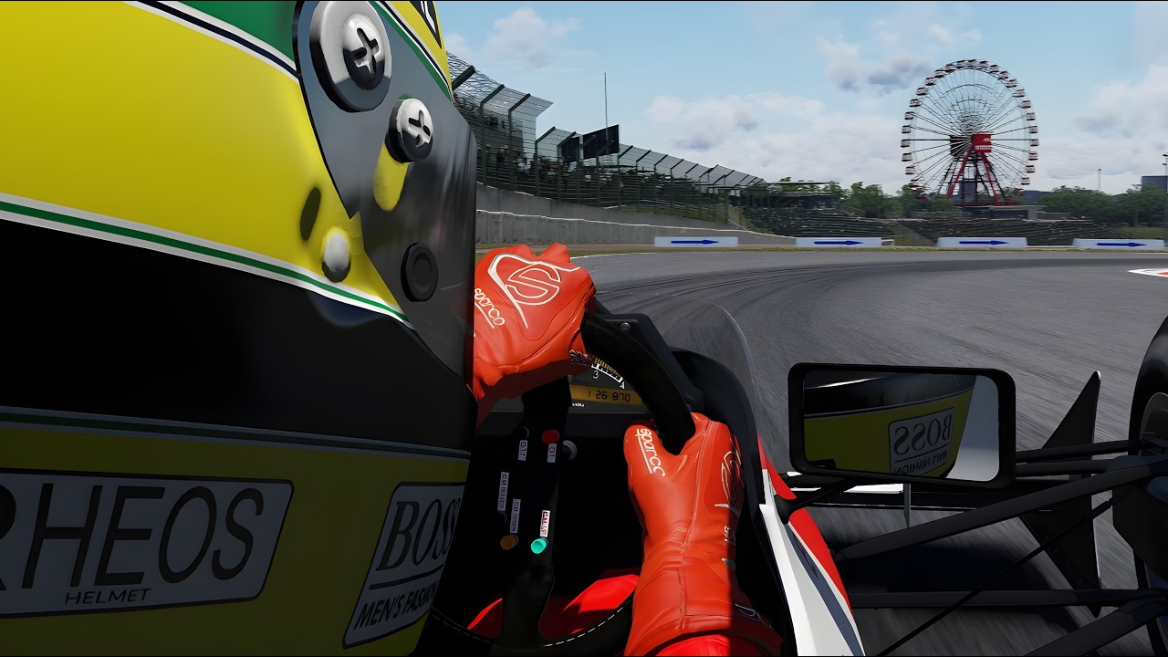 Ayrton Senna in the McLaren MP4/5B (RSS 1990 V10) at Suzuka 1990