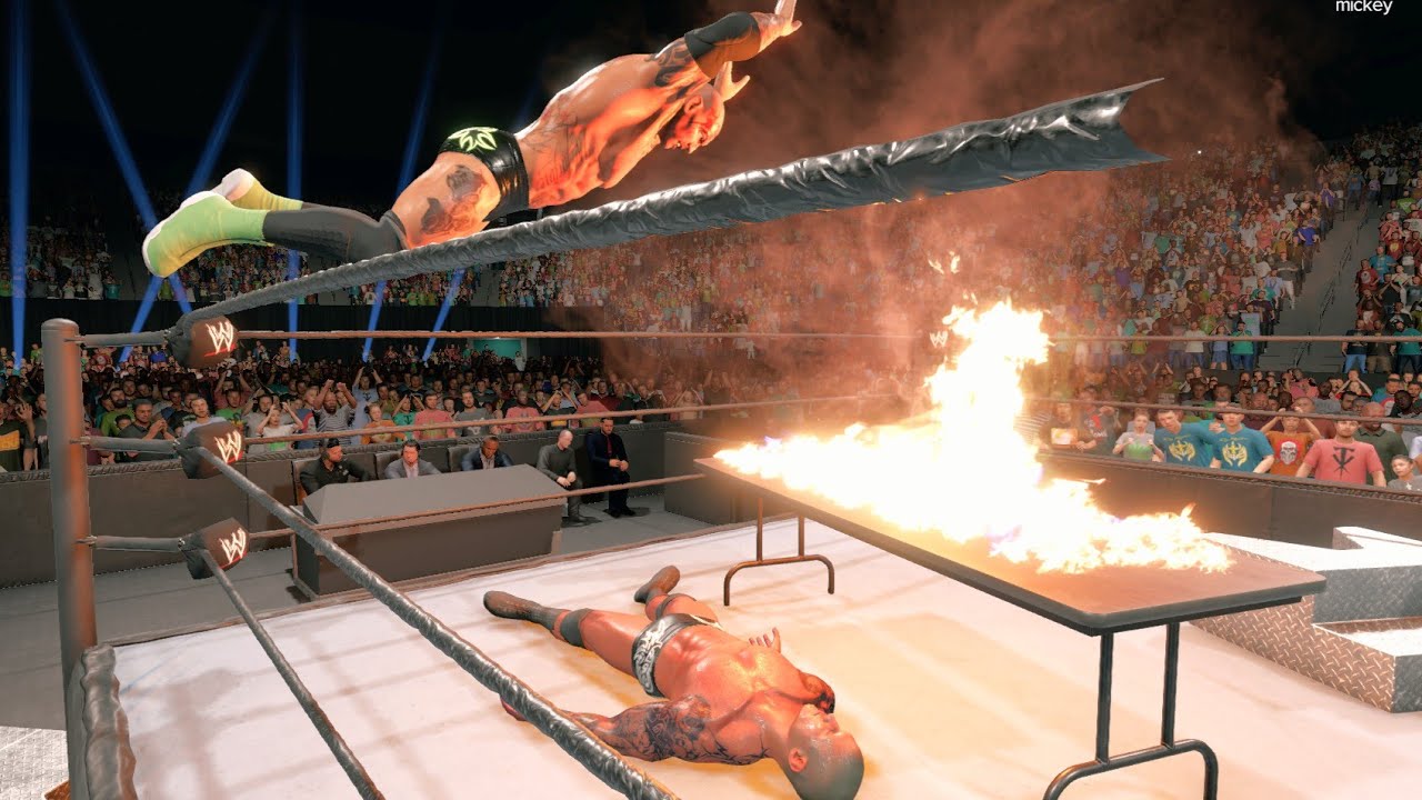 WWE 2K23 : 5 MAN'S TABLE ELIMINATION TOURNAMENT - ROUND 3 - YouTube