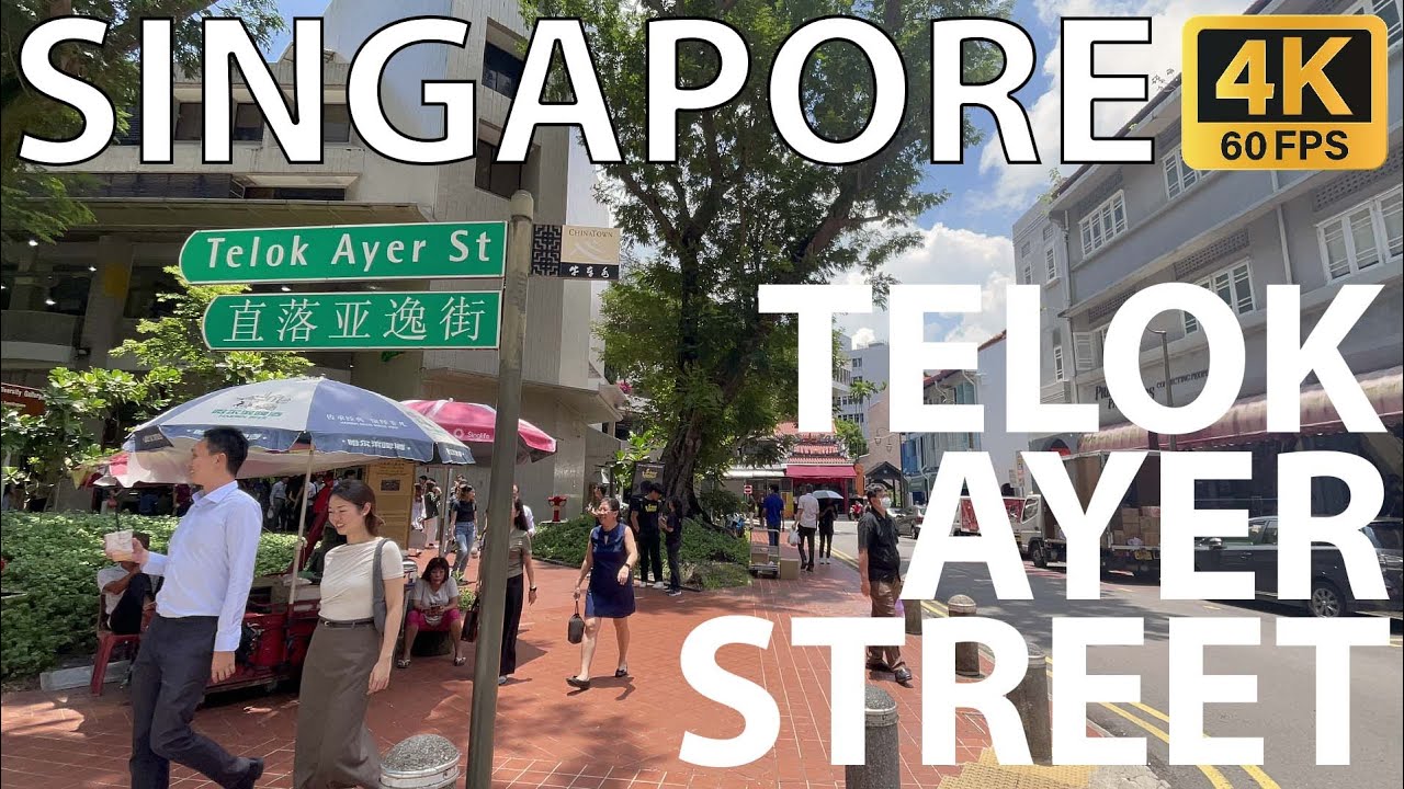 🇸🇬 Tanjong Pagar to Telok Ayer, Singapore Walking Tour [4K 60fps]