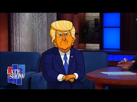 Cartoon Donald Trump Might Flake On The Debates