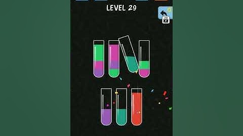 Water Colour Sort Android Game Level 29